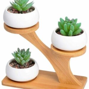 استند گلدان چوبی | کد 685A