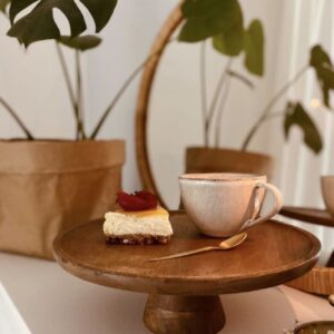 پایه کیک چوبی