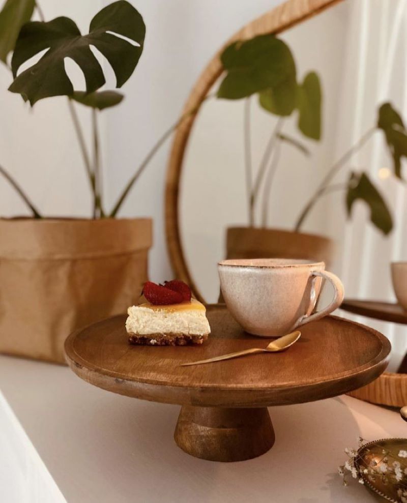 پایه کیک چوبی